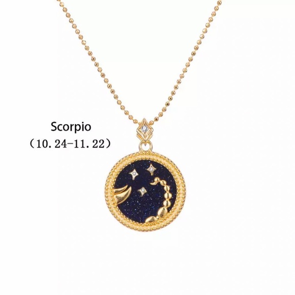 Jewelry - Elegant Astrology Scorpio Zodiac Star Necklace